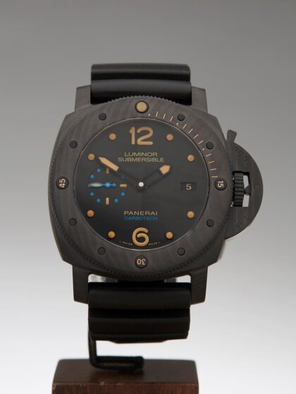 Panerai luminor marina submersibile CARBOTECH PVD strip leather